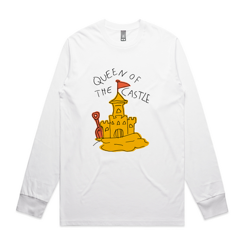 Queen Of The Castle Tee by Lonely Kids Club. All clothing from our T-shirts to our shorts and hoodies are ethically made, and printed packed and shipped from Sydney.