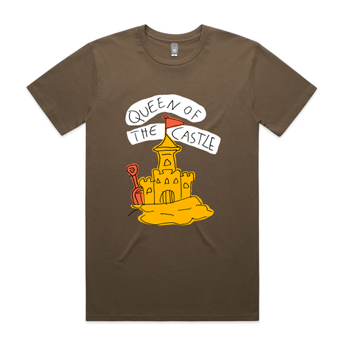Queen Of The Castle Tee by Lonely Kids Club. All clothing from our T-shirts to our shorts and hoodies are ethically made, and printed packed and shipped from Sydney.