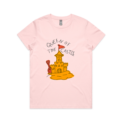 Queen Of The Castle Tee by Lonely Kids Club. All clothing from our T-shirts to our shorts and hoodies are ethically made, and printed packed and shipped from Sydney.