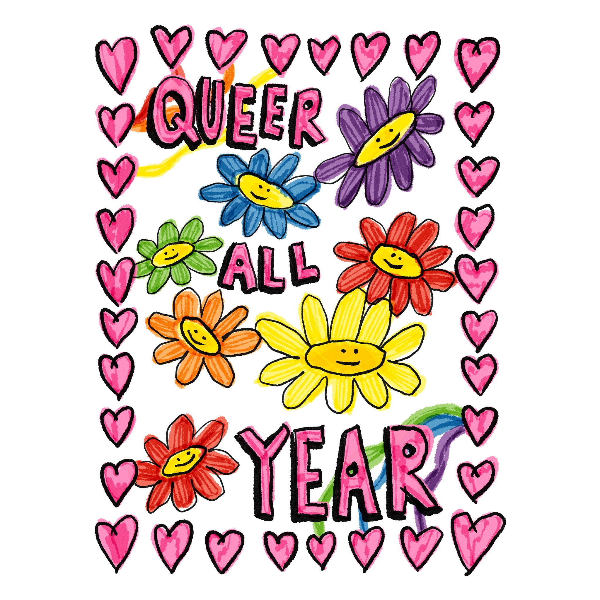 Queer All Year Tee