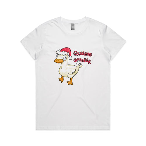 Quismas Quacker Tee by Lonely Kids Club. All clothing from our T-shirts to our shorts and hoodies are ethically made, and printed packed and shipped from Sydney.
