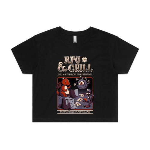 RPG & Chill Tee by Lonely Kids Club. All clothing from our T-shirts to our shorts and hoodies are ethically made, and printed packed and shipped from Sydney.