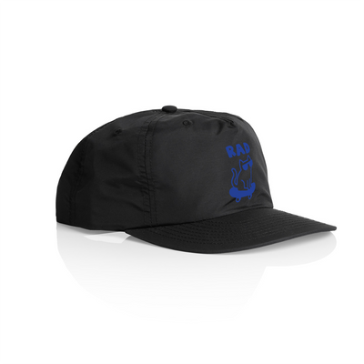 Rad Cat Cap by Lonely Kids Club. All clothing from our T-shirts to our shorts and hoodies are ethically made, and printed packed and shipped from Sydney.