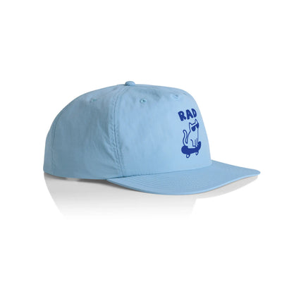 Rad Cat Hat by Lonely Kids Club. All clothing from our T-shirts to our shorts and hoodies are ethically made, and printed packed and shipped from Sydney.
