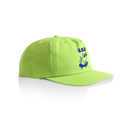 Rad Cat Hat by Lonely Kids Club. All clothing from our T-shirts to our shorts and hoodies are ethically made, and printed packed and shipped from Sydney.