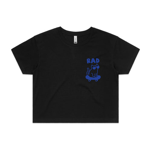 Rad Cat Tee by Lonely Kids Club. All clothing from our T-shirts to our shorts and hoodies are ethically made, and printed packed and shipped from Sydney.