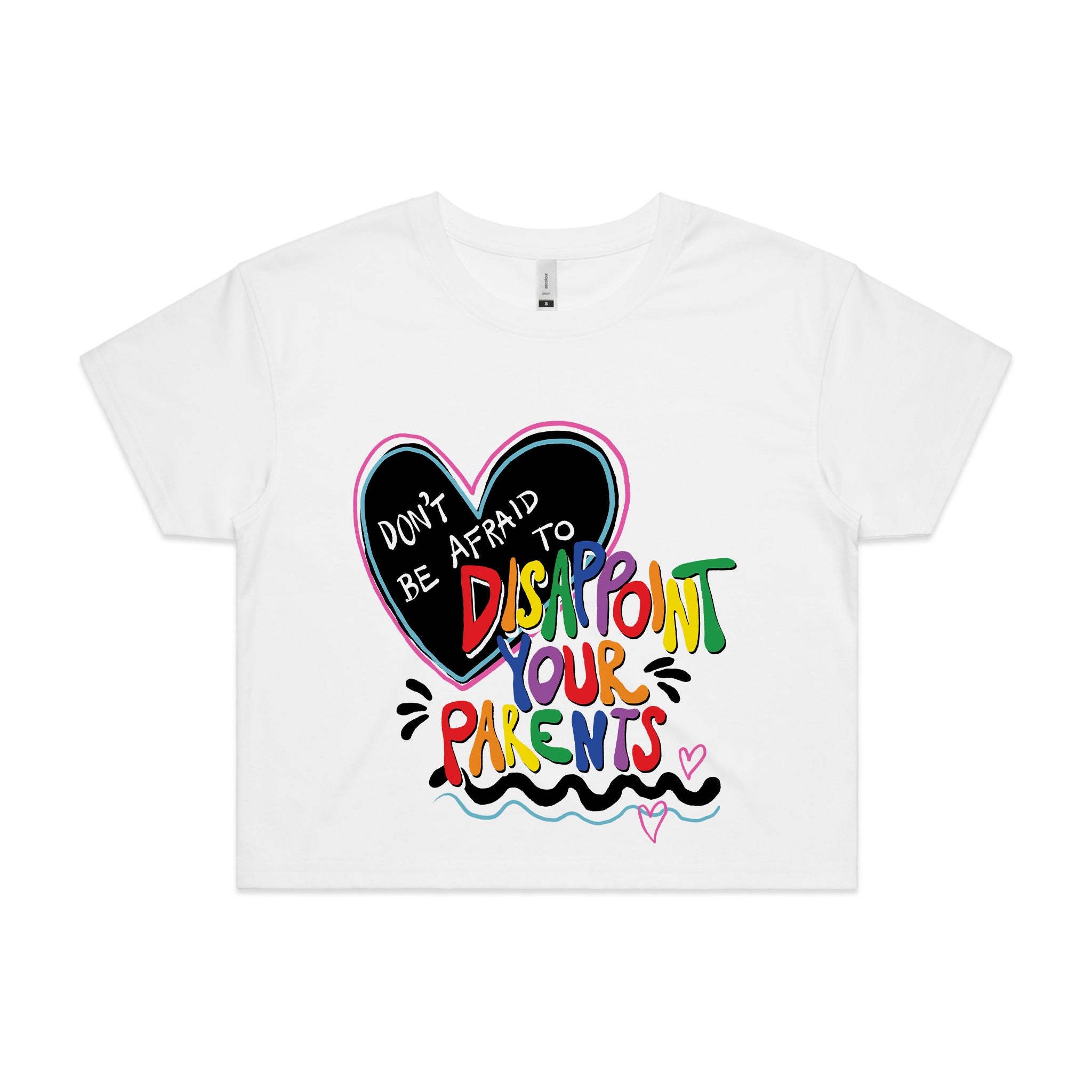 Disappoint Your Parents Rainbow Tee