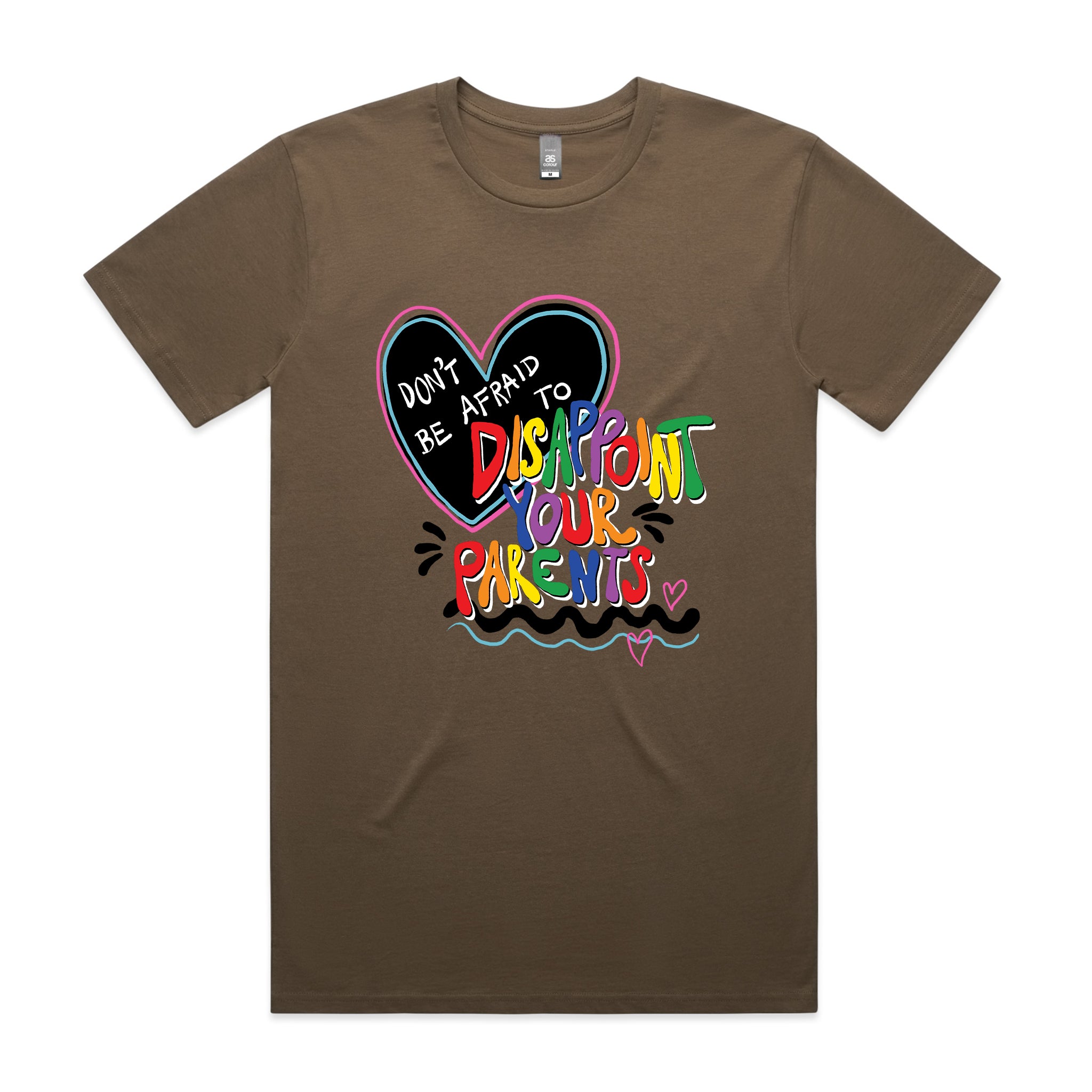 Disappoint Your Parents Rainbow Tee