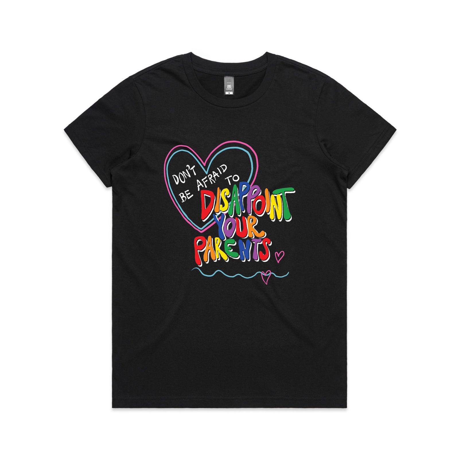 Disappoint Your Parents Rainbow Tee