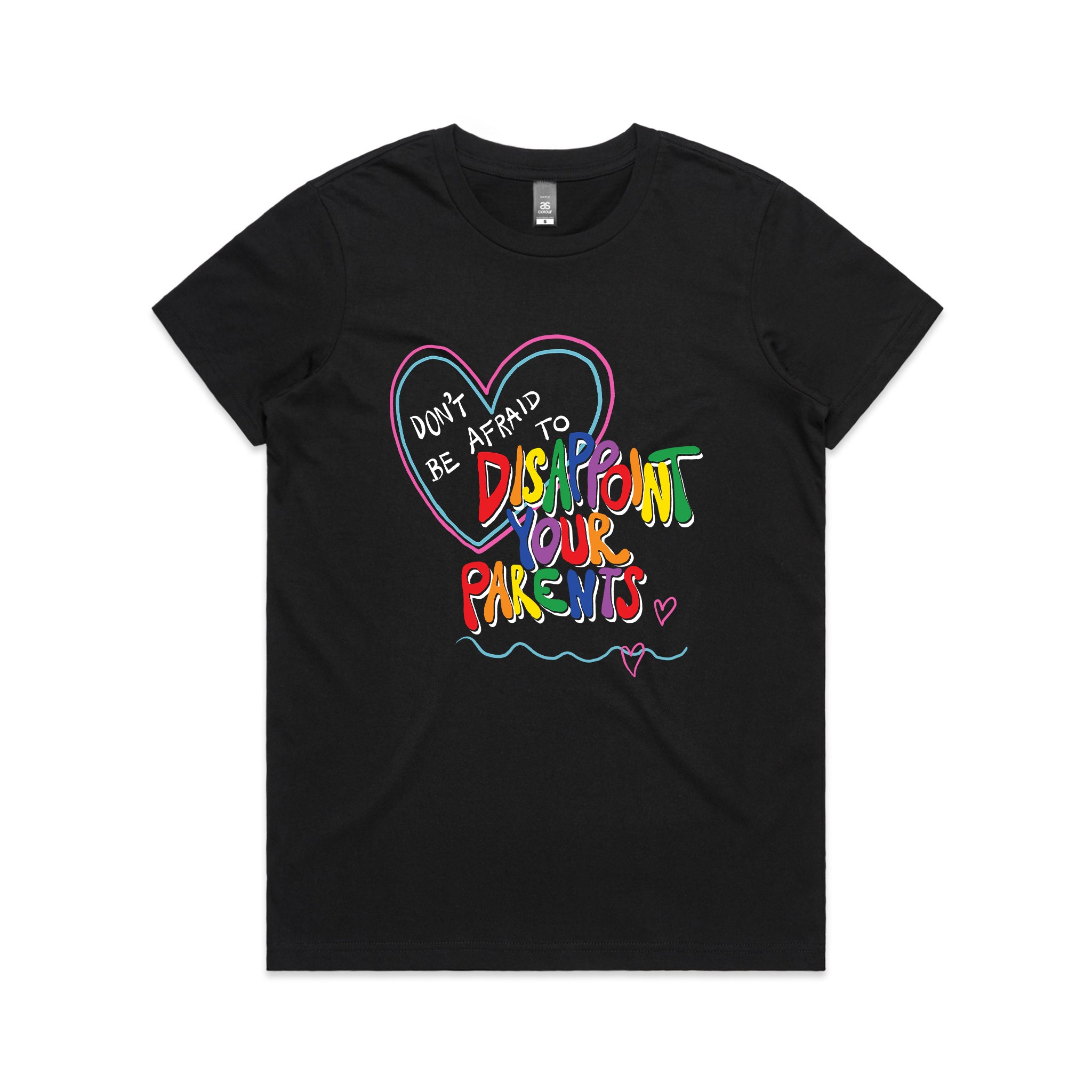 Disappoint Your Parents Rainbow Tee
