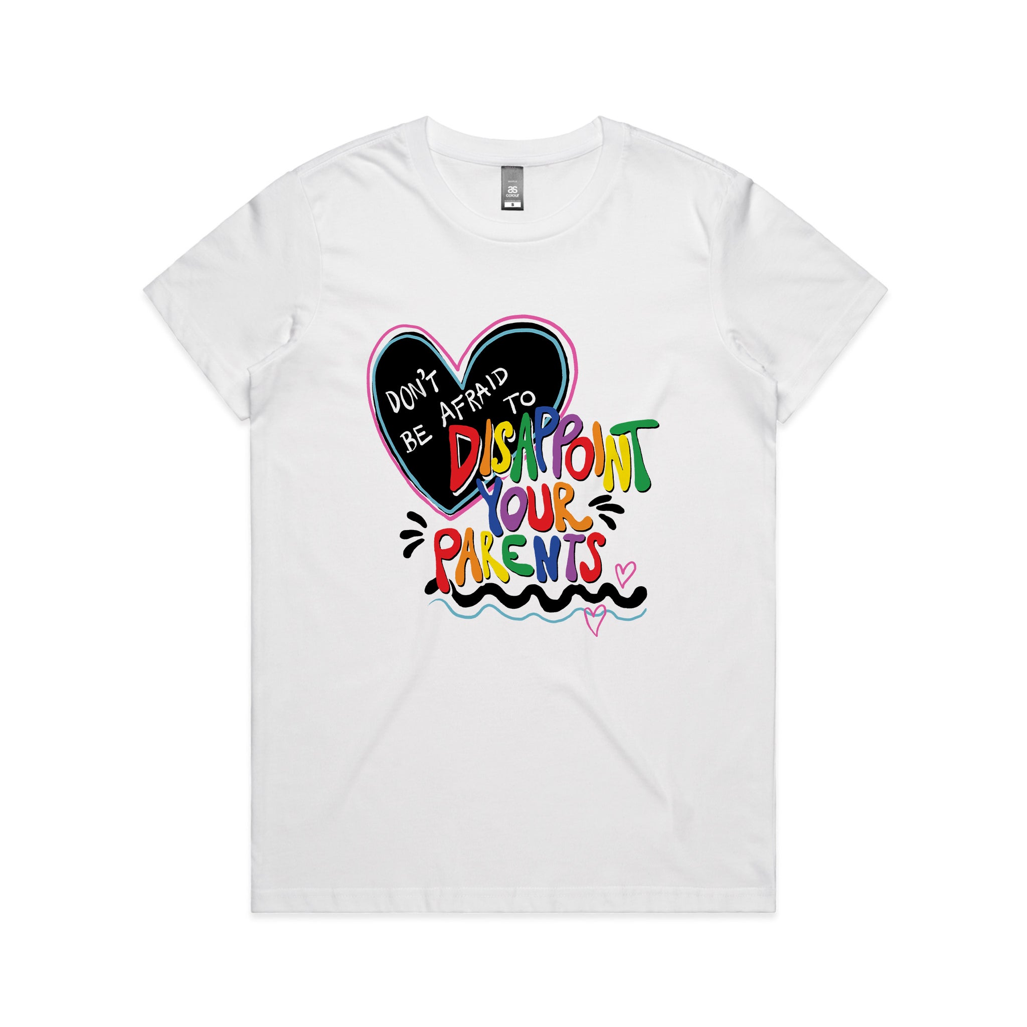 Disappoint Your Parents Rainbow Tee