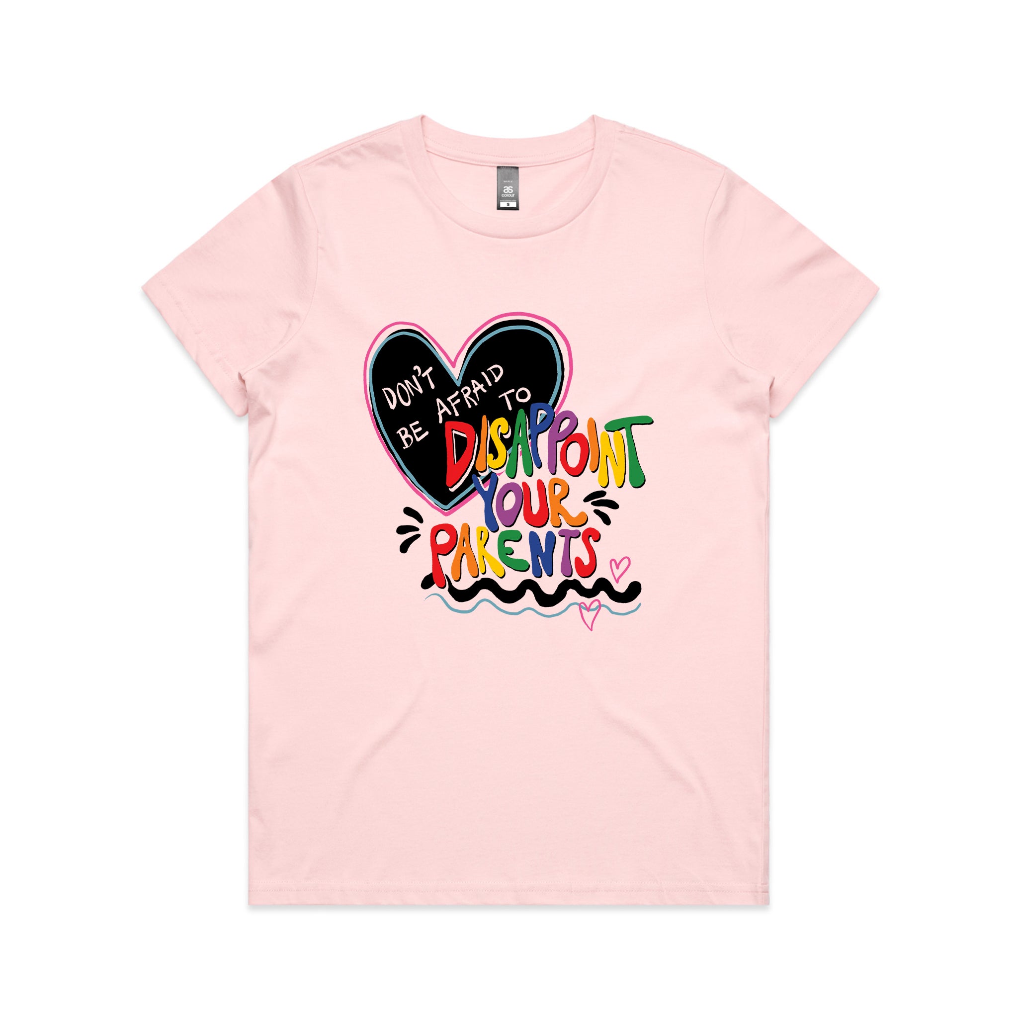 Disappoint Your Parents Rainbow Tee