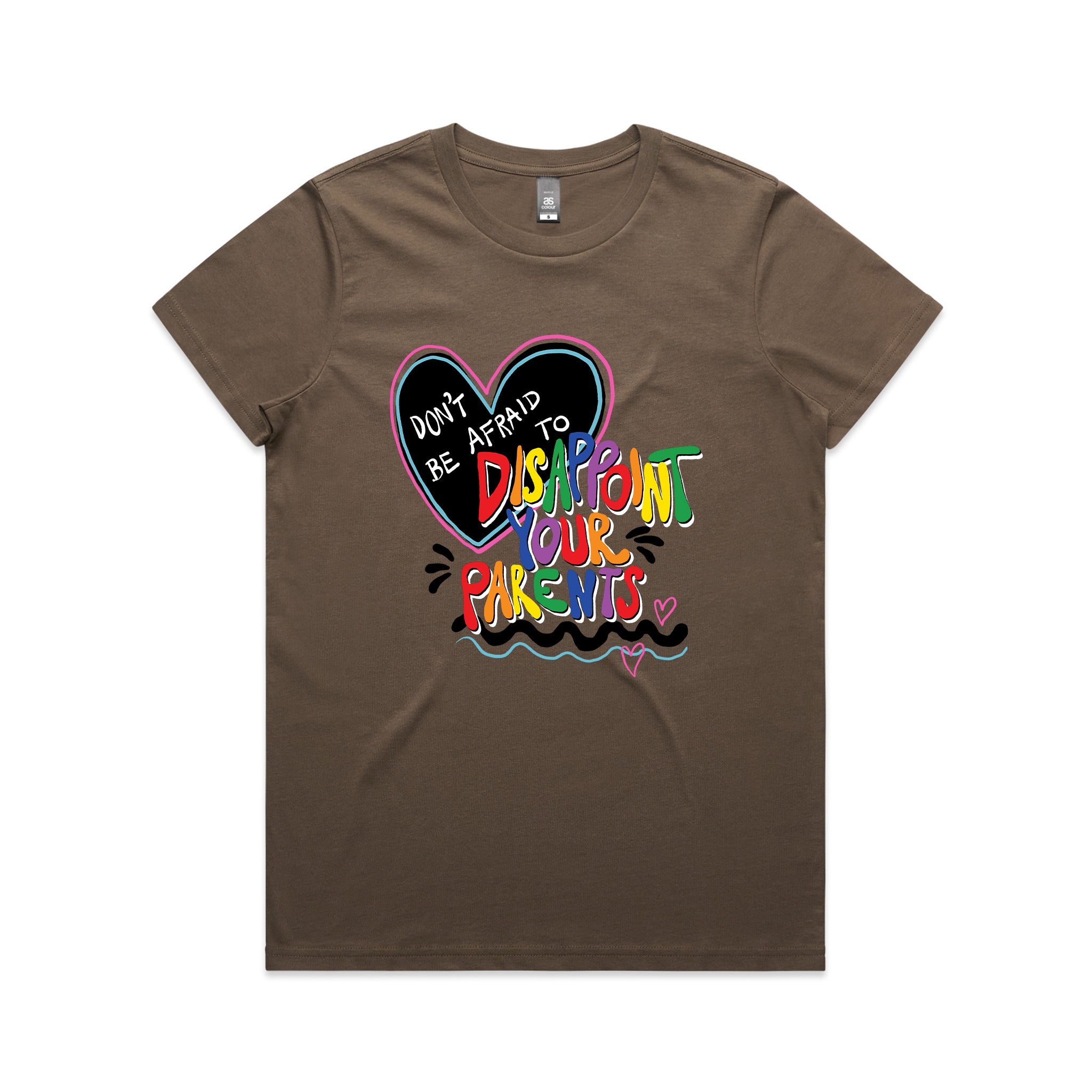 Disappoint Your Parents Rainbow Tee