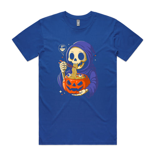 Ramen Reaper Tee by Lonely Kids Club. All clothing from our T-shirts to our shorts and hoodies are ethically made, and printed packed and shipped from Sydney.