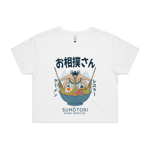 Ramen Wrestler Tee by Lonely Kids Club. All clothing from our T-shirts to our shorts and hoodies are ethically made, and printed packed and shipped from Sydney.