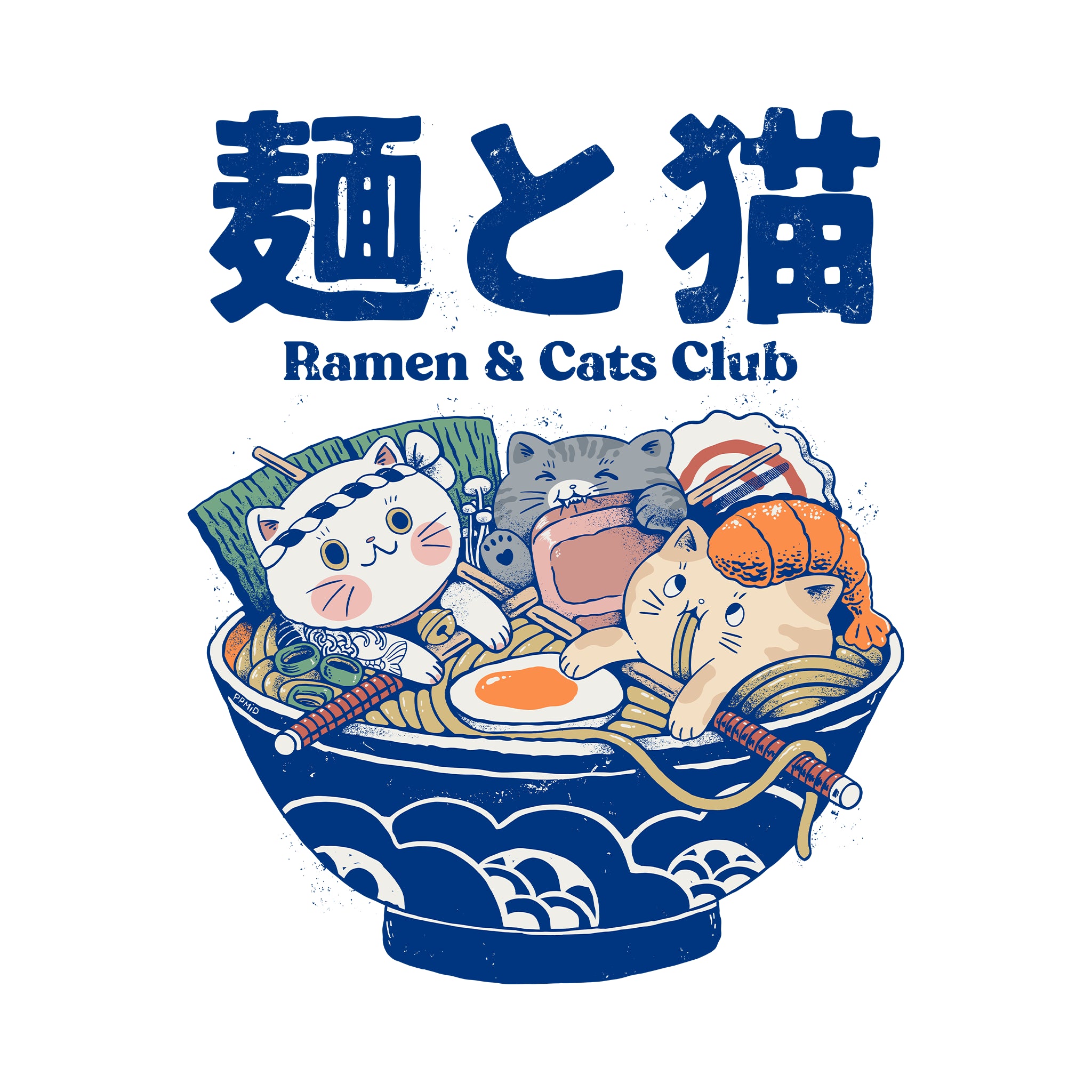 Ramen & Cats Club Tee