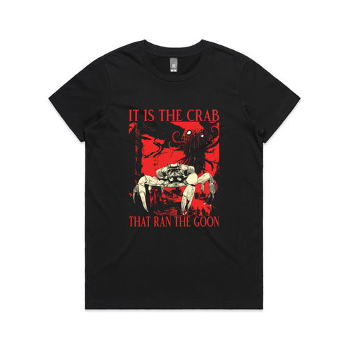 Ran The Goon Tee by Lonely Kids Club. All clothing from our T-shirts to our shorts and hoodies are ethically made, and printed packed and shipped from Sydney.