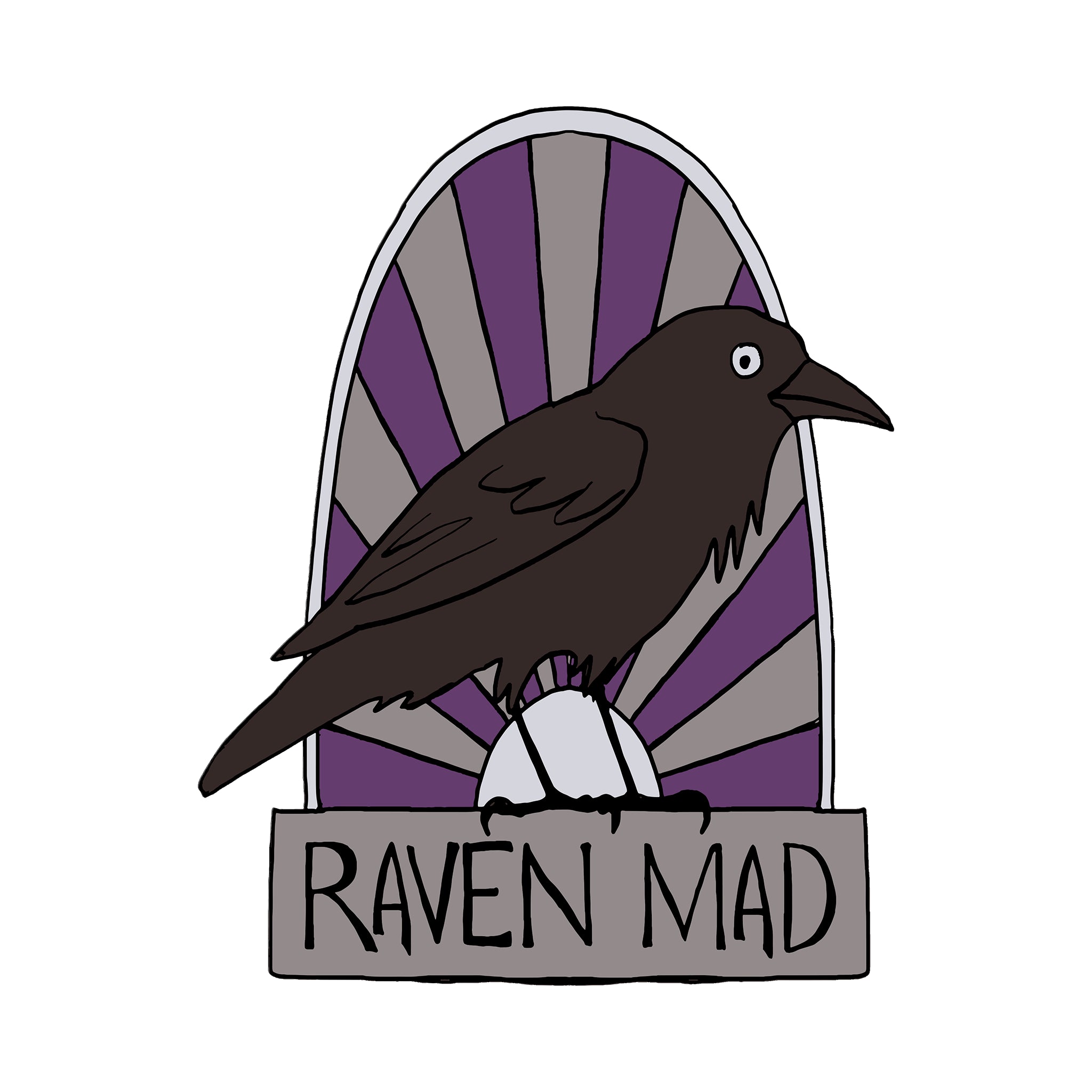 Raven Mad Oversized Tee
