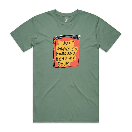 Read My Book Tee by Lonely Kids Club. All clothing from our T-shirts to our shorts and hoodies are ethically made, and printed packed and shipped from Sydney.
