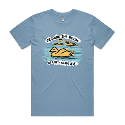 Reading The Room Tee by Lonely Kids Club. All clothing from our T-shirts to our shorts and hoodies are ethically made, and printed packed and shipped from Sydney.