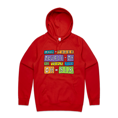 Reading Writing Hotline Hoodie by Lonely Kids Club. All clothing from our T-shirts to our shorts and hoodies are ethically made, and printed packed and shipped from Sydney.