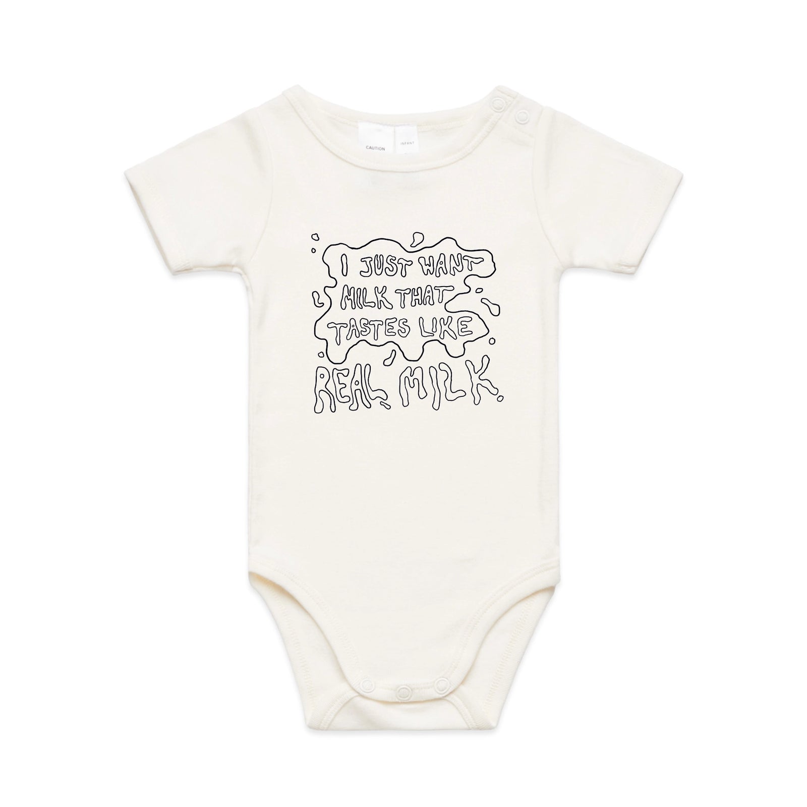 Real Milk Baby Onesie