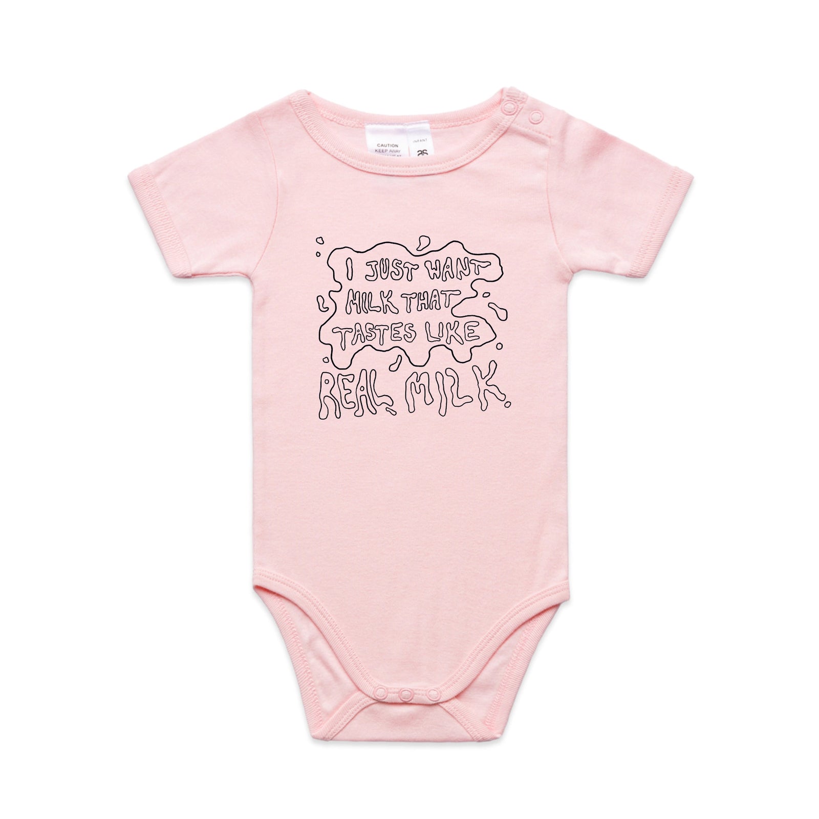 Real Milk Baby Onesie