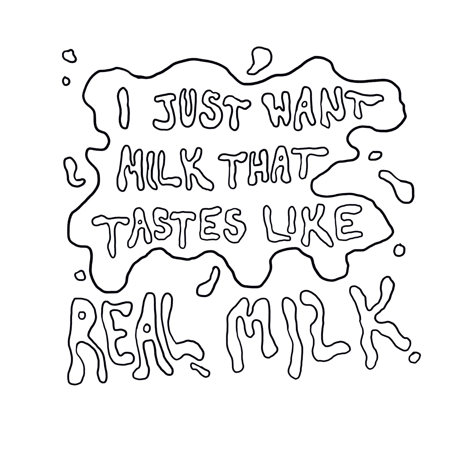 Real Milk Baby Onesie
