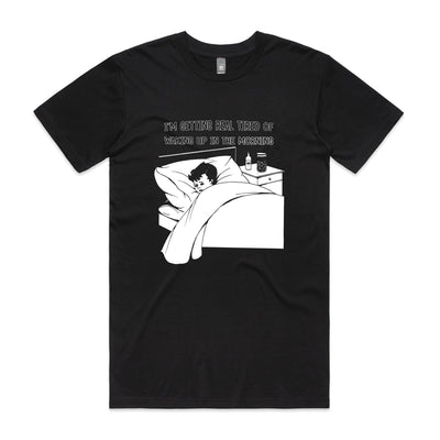 Real Tired Tee by Lonely Kids Club. All clothing from our T-shirts to our shorts and hoodies are ethically made, and printed packed and shipped from Sydney.