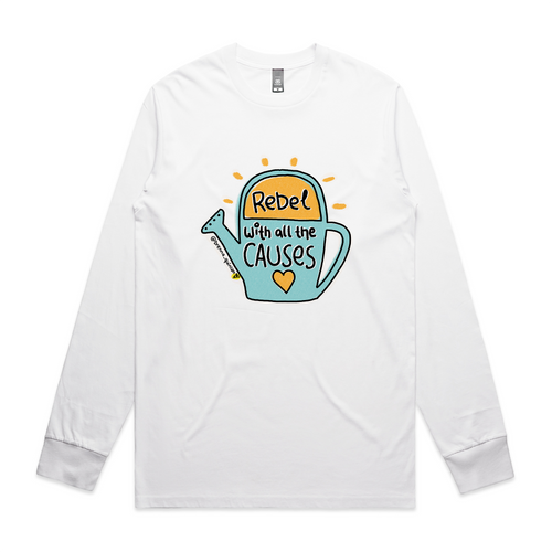 Rebel Tee by Lonely Kids Club. All clothing from our T-shirts to our shorts and hoodies are ethically made, and printed packed and shipped from Sydney.