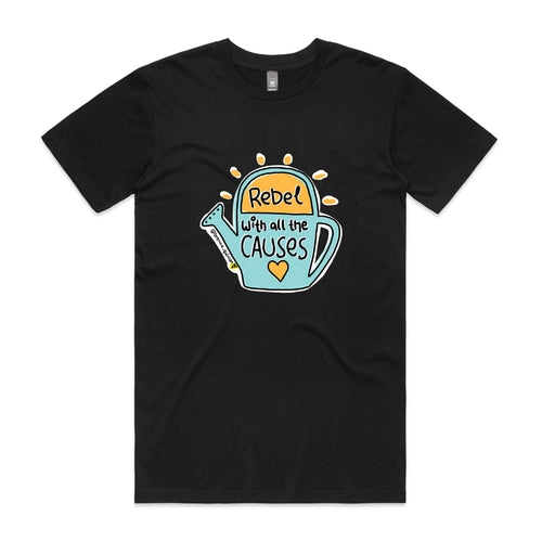 Rebel Tee by Lonely Kids Club. All clothing from our T-shirts to our shorts and hoodies are ethically made, and printed packed and shipped from Sydney.