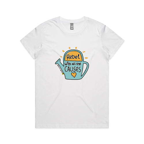 Rebel Tee by Lonely Kids Club. All clothing from our T-shirts to our shorts and hoodies are ethically made, and printed packed and shipped from Sydney.