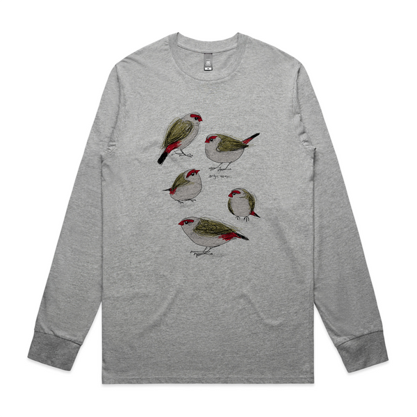 Red Browed Finches Tee