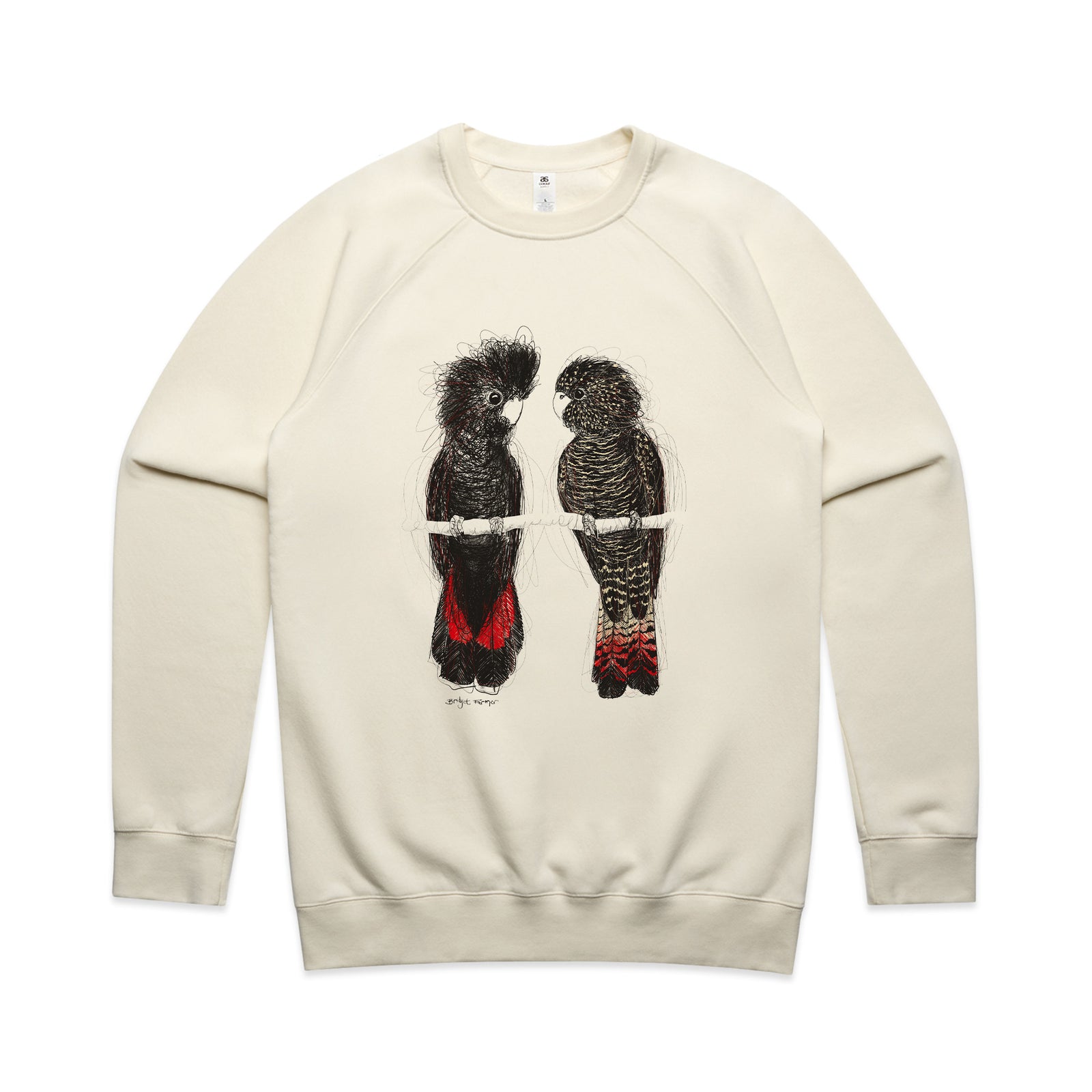 Red Tailed Black Cockatoos Jumper