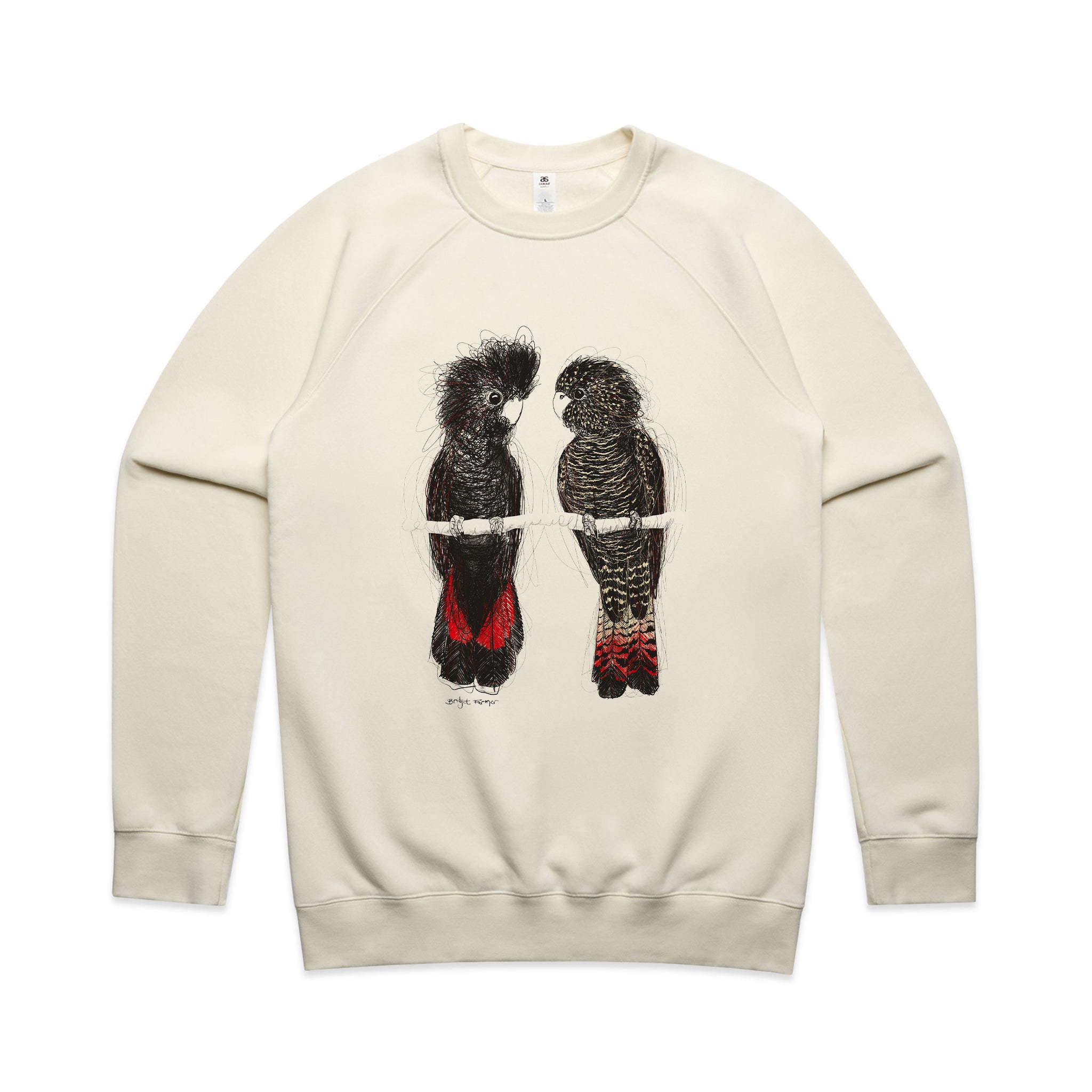 Red Tailed Black Cockatoos Jumper