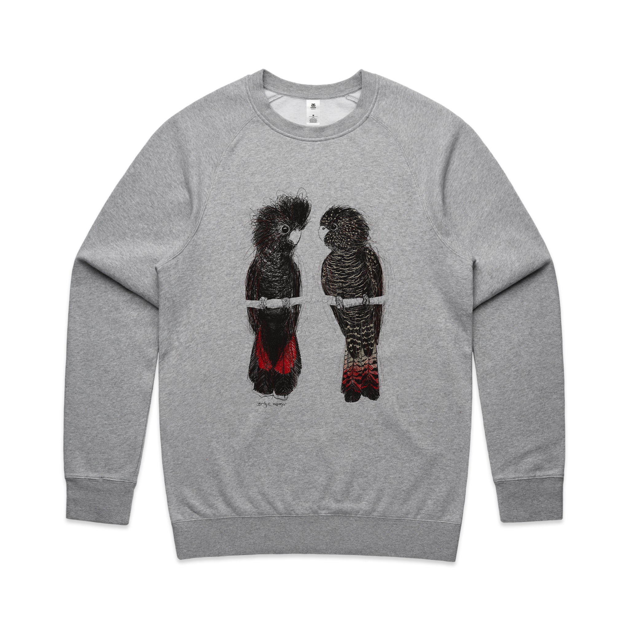 Red Tailed Black Cockatoos Jumper
