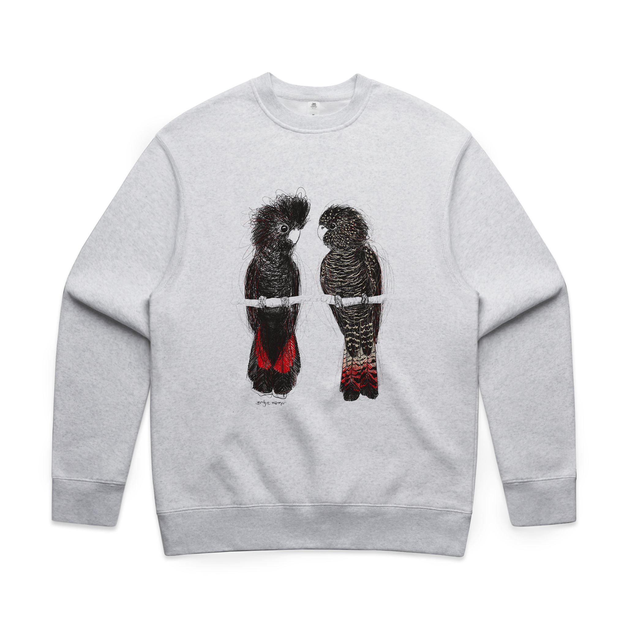 Red Tailed Black Cockatoos Jumper