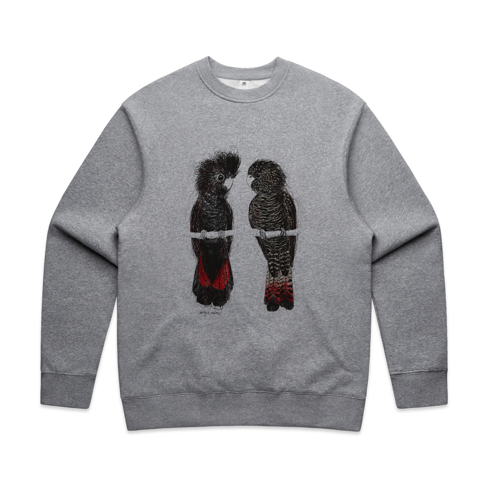 Red Tailed Black Cockatoos Jumper