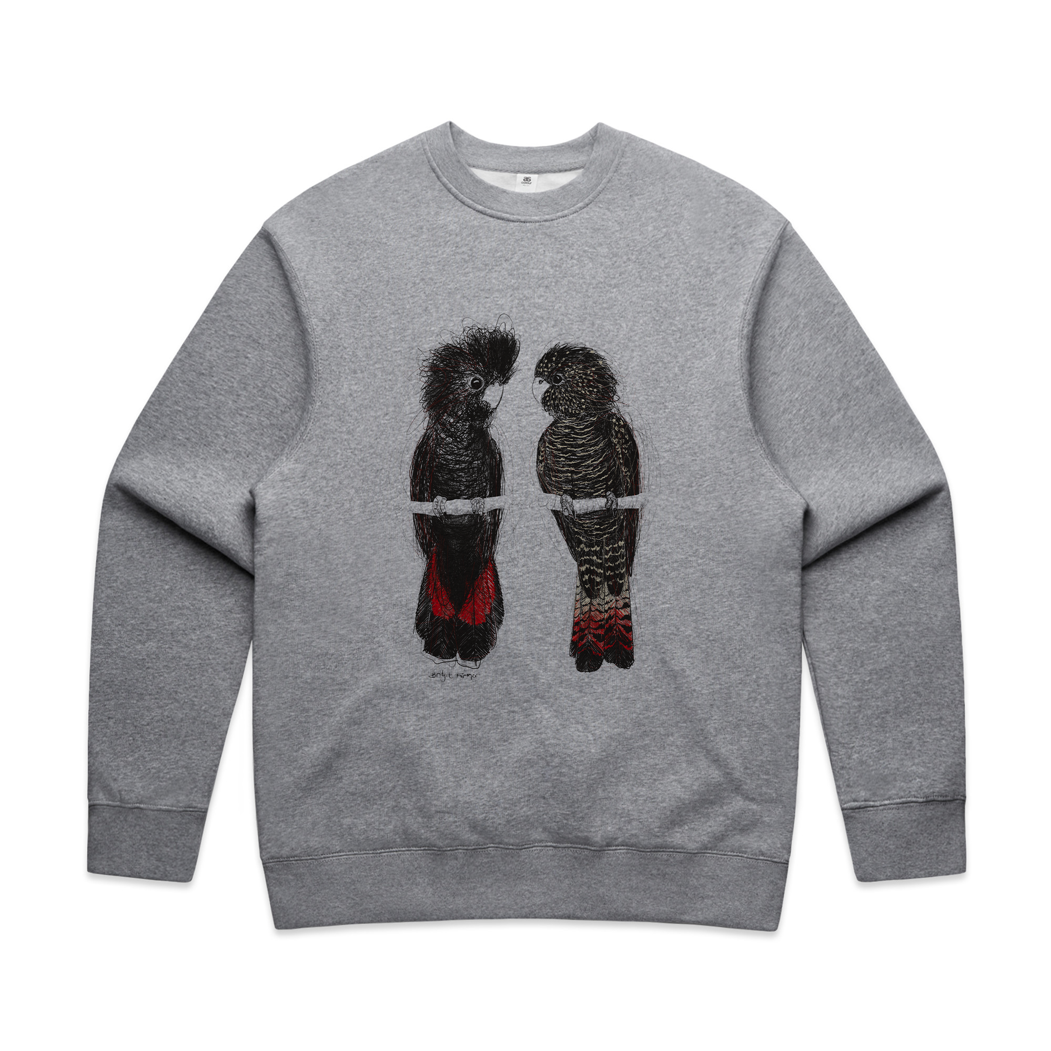 Red Tailed Black Cockatoos Jumper