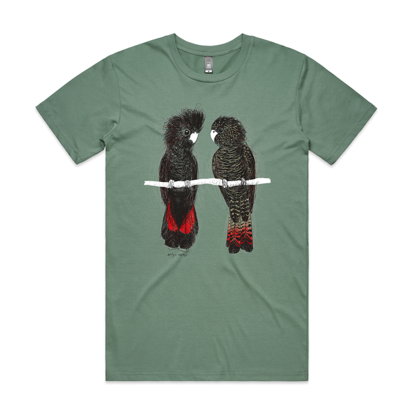 Red Tailed Black Cockatoos Tee