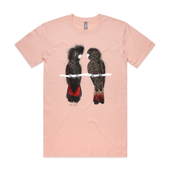 Red Tailed Black Cockatoos Tee