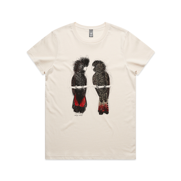 Red Tailed Black Cockatoos Tee