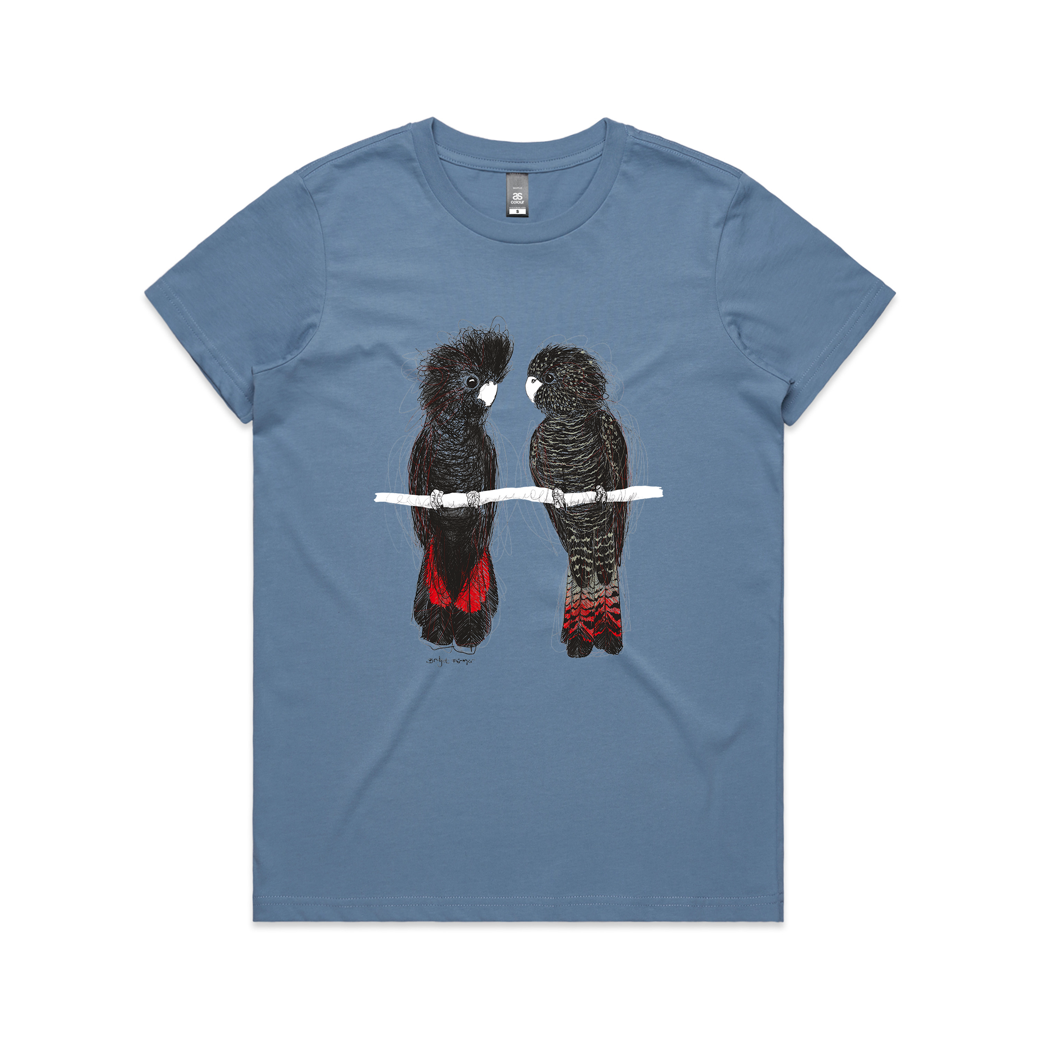 Red Tailed Black Cockatoos Tee