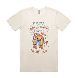 Release My Inhibitions Tee by Lonely Kids Club. All clothing from our T-shirts to our shorts and hoodies are ethically made, and printed packed and shipped from Sydney.
