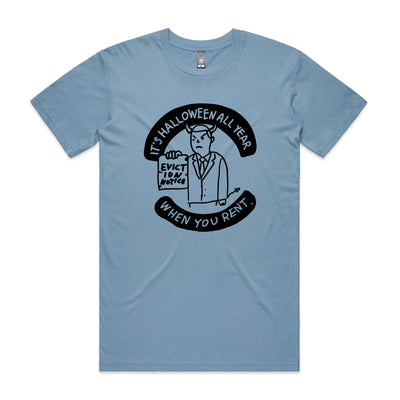 Rental Halloween Tee by Lonely Kids Club. All clothing from our T-shirts to our shorts and hoodies are ethically made, and printed packed and shipped from Sydney.