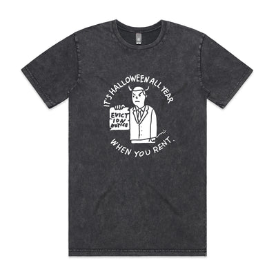 Rental Halloween Tee by Lonely Kids Club. All clothing from our T-shirts to our shorts and hoodies are ethically made, and printed packed and shipped from Sydney.