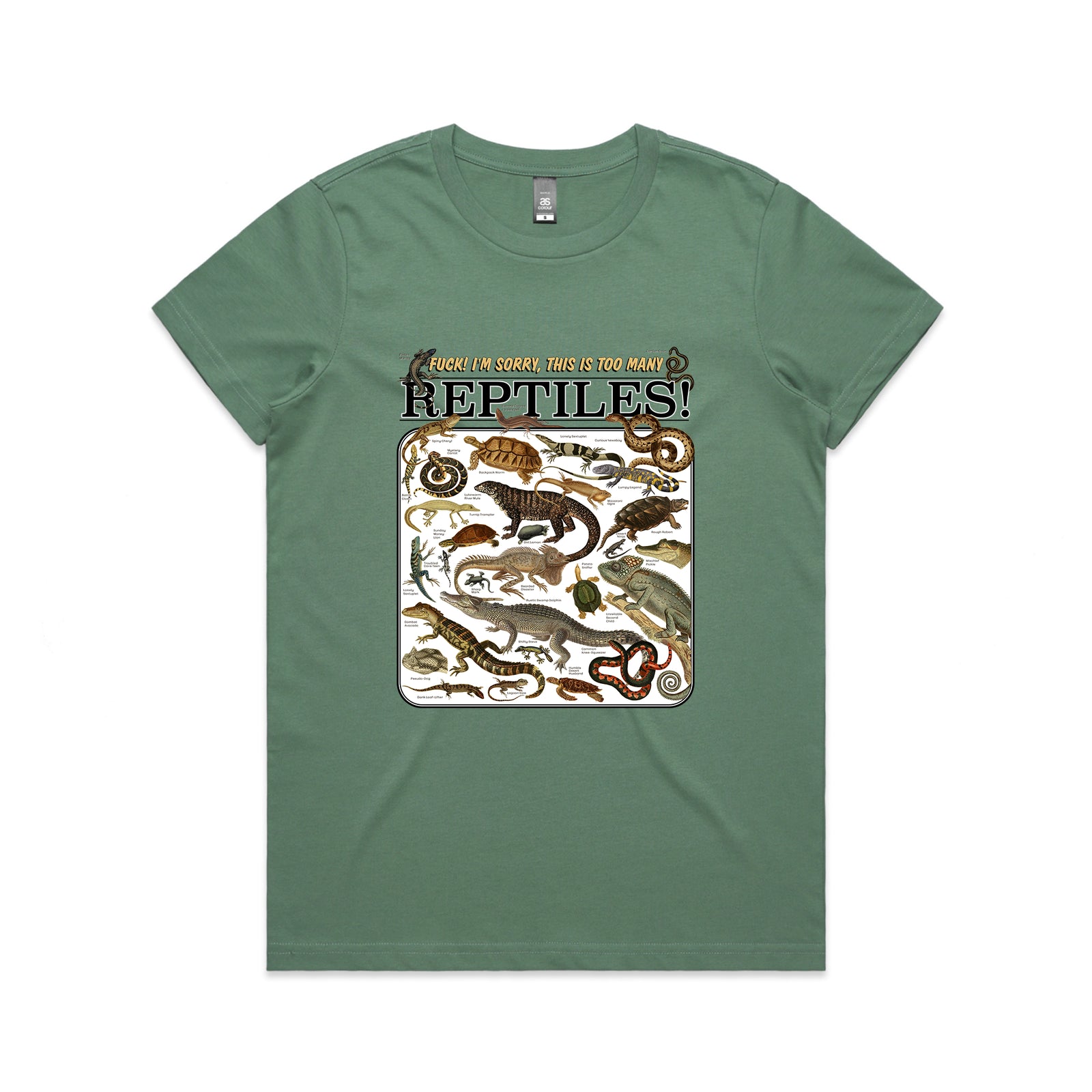 Too Many Reptiles Tee