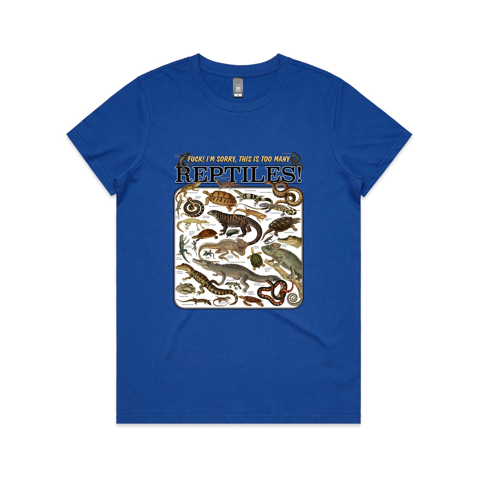 Too Many Reptiles Tee