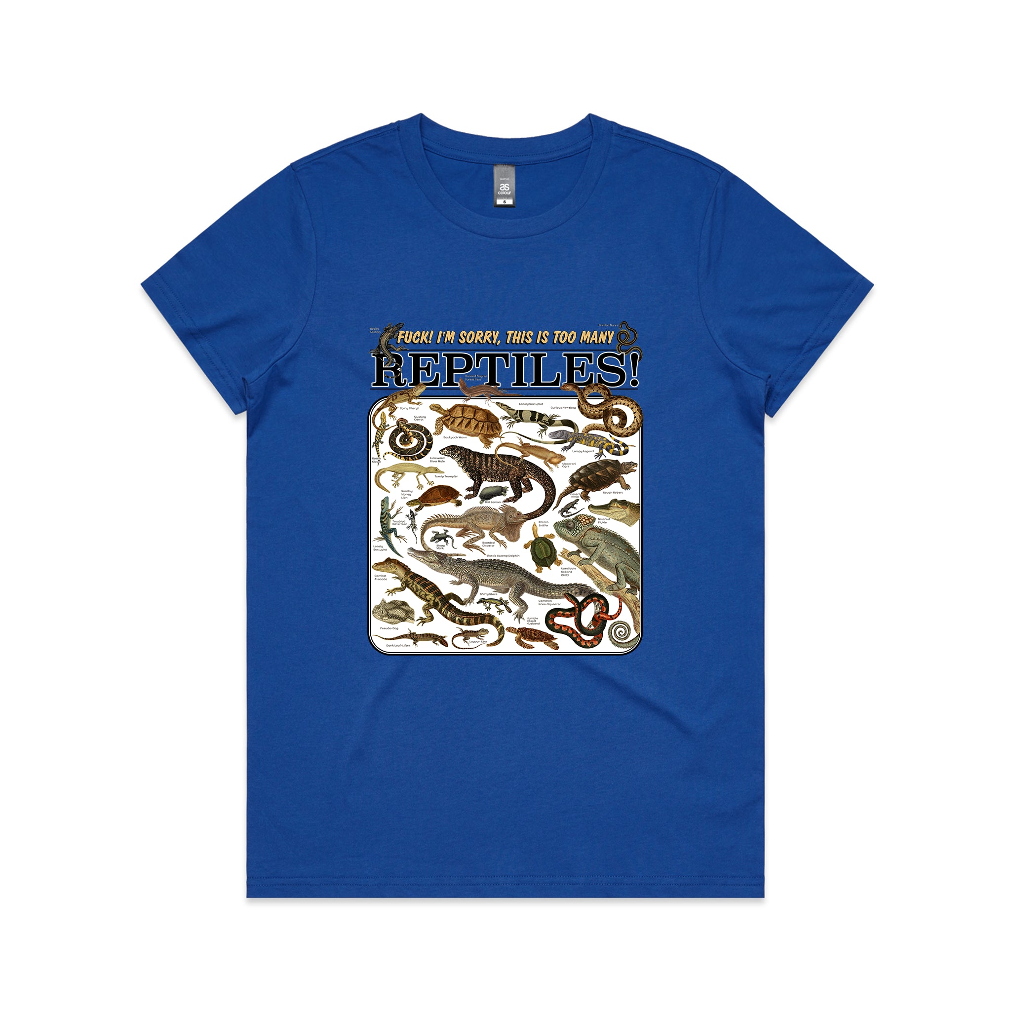 Too Many Reptiles Tee