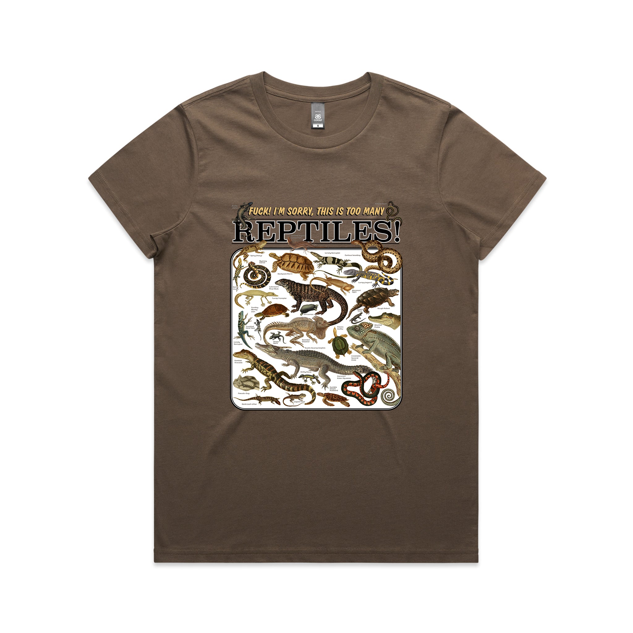 Too Many Reptiles Tee